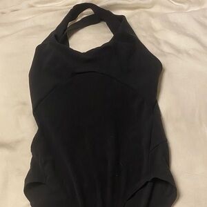 Athleta Black Pirouette Leotard size XS